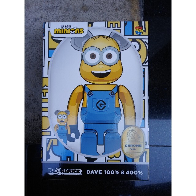 BE@RBRICK DAVE CHROME 400% 100%