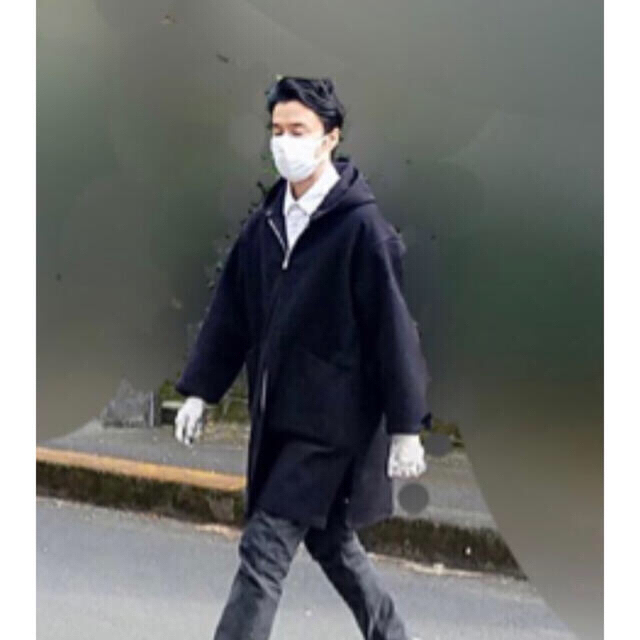 COMOLI - コモリ コート メルトンフーデッドコート comoliの通販 by