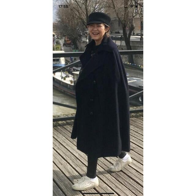 MADISONBLUE - MADISONBLUE マディソンブルー ケープコート ネイビーの