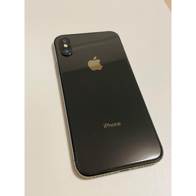 iPhone - 【美品】iPhone X スペースグレー 64GB SIMフリーの通販 by