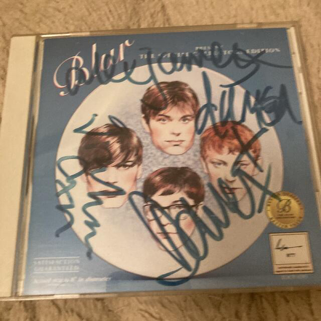 オンライン ブラー blur メンバー直筆サイン入りアルバム