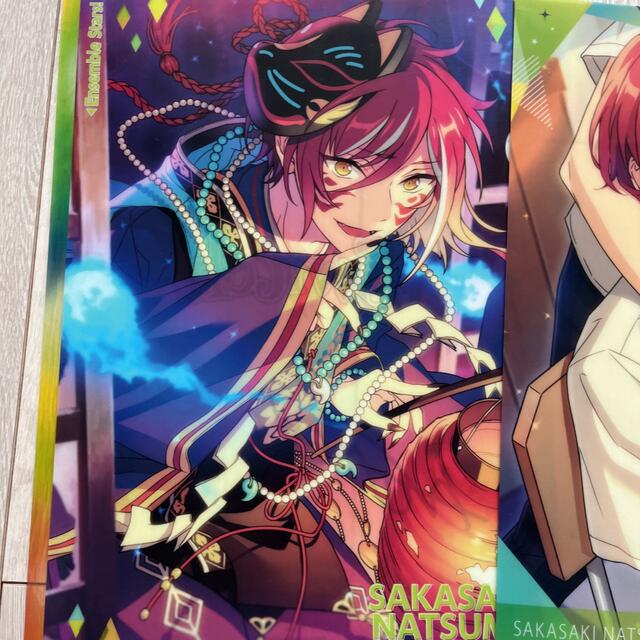 あんさんぶるスターズ 逆先夏目 クリアファイル 二枚セット あんスタの