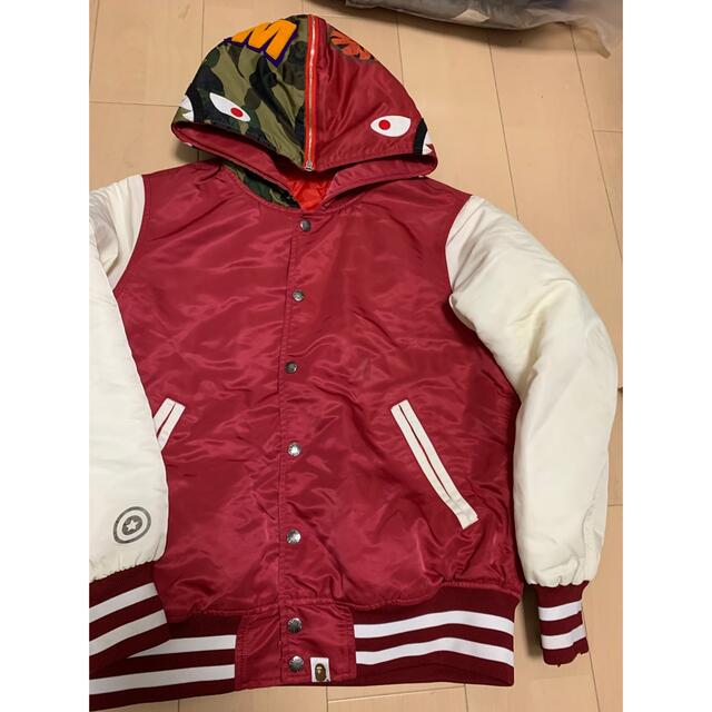 激レア】アベイシングエイプ アーチ刺繍ロゴ スタジャンリバーシブル