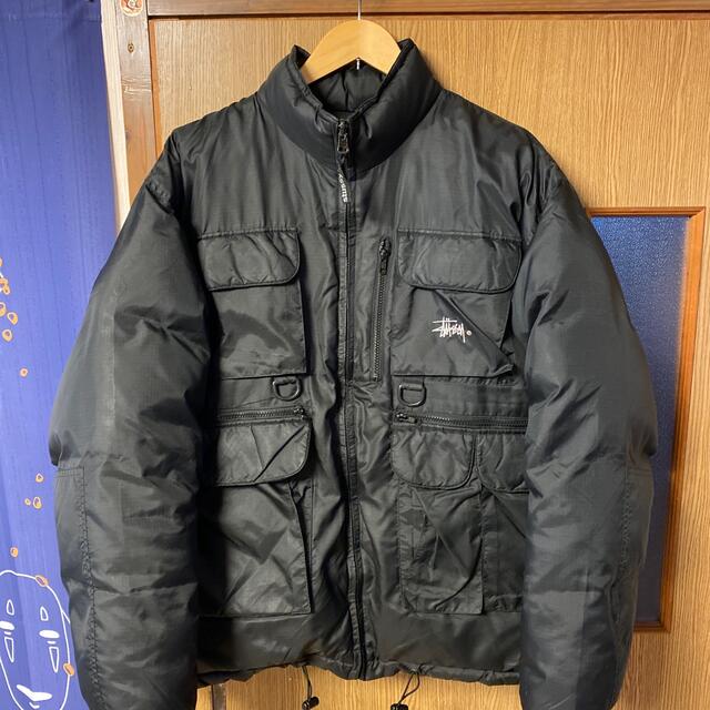 STUSSY - old stussy フィッシングダウン フィッシング リバーシブル