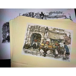 アンティーク シャドウボックス アントン ピック 8点セット