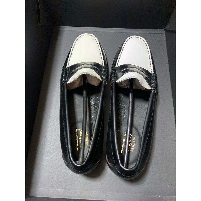 G.H.BASS - 新品 ローファー 白黒 WUEEJUNS LARSON g.h bassの通販 by