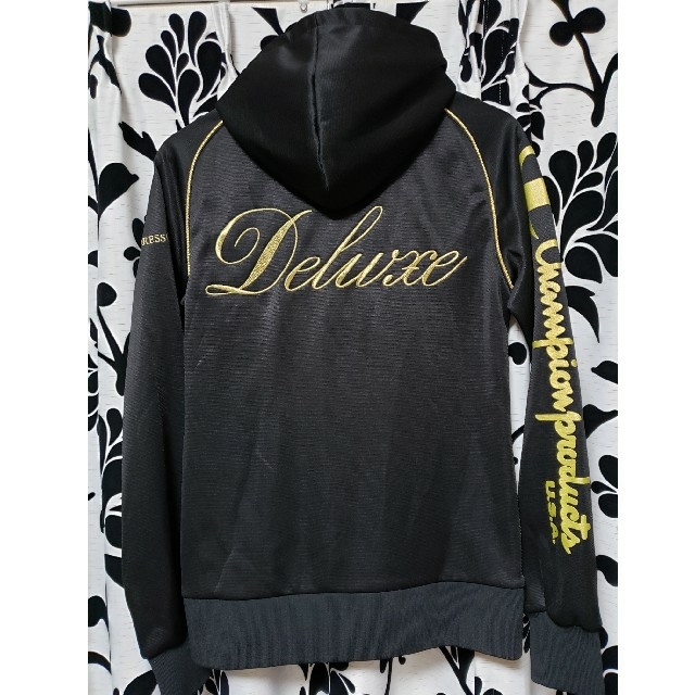 DRESSCAMP - DRESS CAMP ドレスキャンプ 刺繍 ジャージ ゴールド