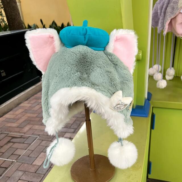即日発送 上海ディズニー ジェラトーニ ふわふわファーキャップ 帽子の