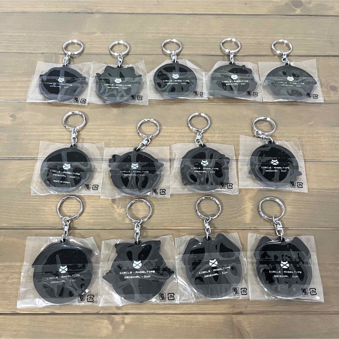 東方Project ANGELTYPE ラバーキーホルダー 13点セット 未使用の通販