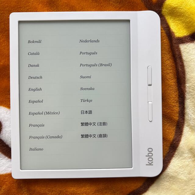 新品同様 楽天kobo Libra H2O ホワイト 純正カバー付きの通販 by