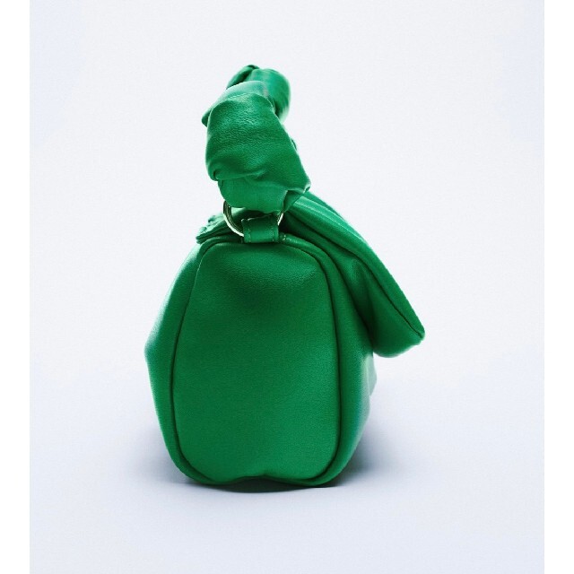 ZARA - ZARA グリーン ソフト ノット クロスボディバッグ ショルダー