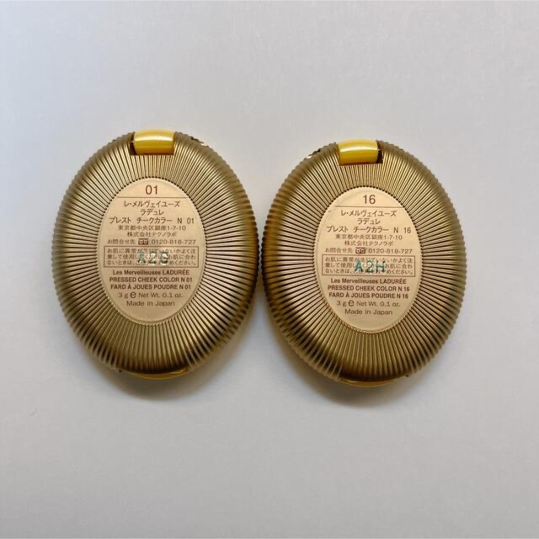 LADUREE - レ・メルヴェイユーズ ラデュレ プレスト チークカラー N 01
