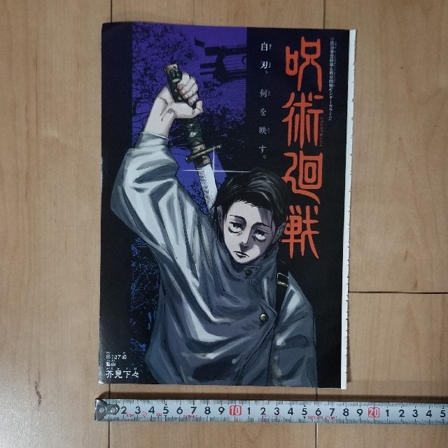 呪術廻戦 ジャンプ巻頭カラー切り抜きの通販 by つくし's shop｜ラクマ