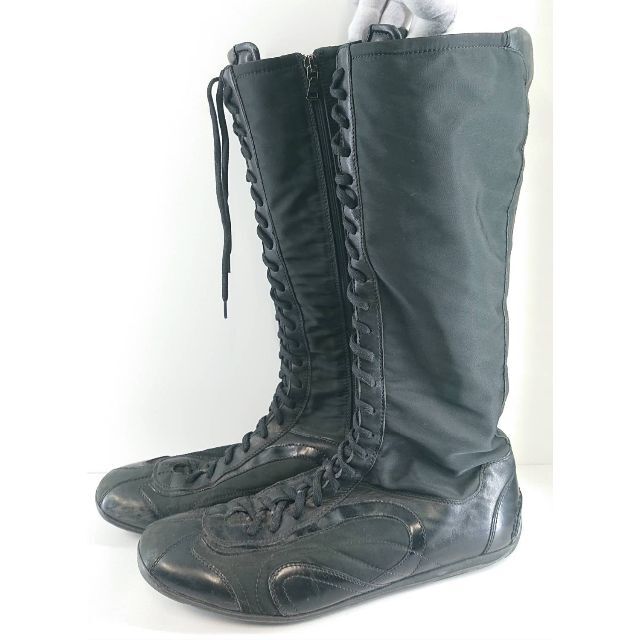 PRADA - PRADA SPORTS ロングブーツ ブラック サイズ39（25.5cm相当