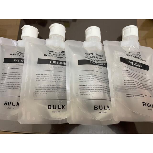 BULK HOMME THE TONER 200ml ×4 バルクオム 洗顔料 化粧水 セット BULK