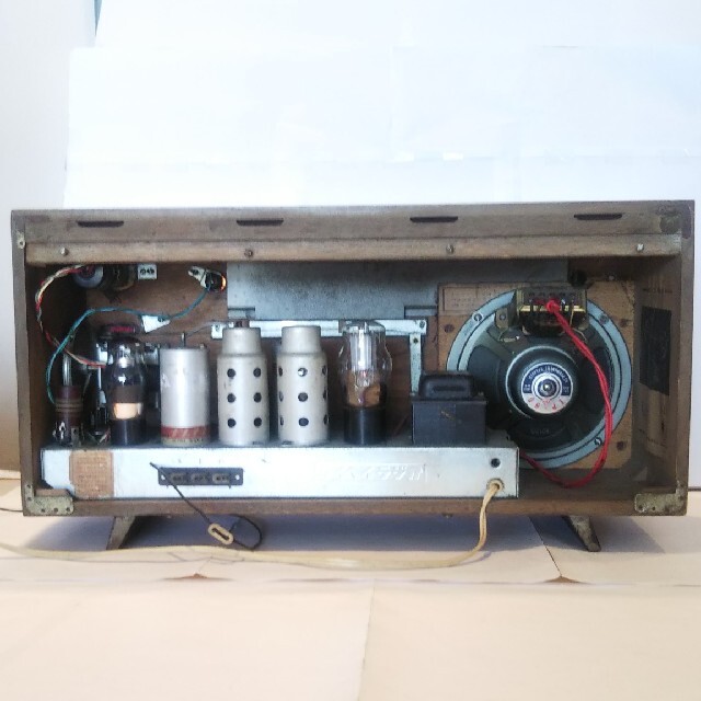 タイヘイ真空管ラジオ（日本硝子工業）、6R-15型（1950年代）、希少