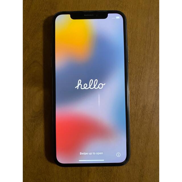 美品】iPhoneX 256GB スペースグレイ バッテリー67% 大容量】iPhoneX