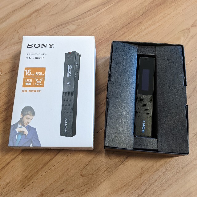 SONY - SONY ステレオICレコーダー ICD-TX660 16GB 美品の通販 by
