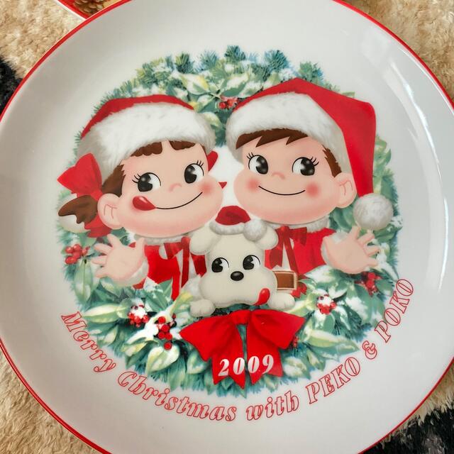 不二家 - クリスマス ペコちゃん お皿 不二家 お皿セット ぺこちゃん