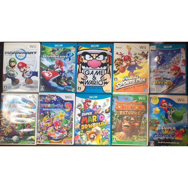 Wii WiiU ソフト10本セットの通販 by みーちゃん's shop｜ラクマ