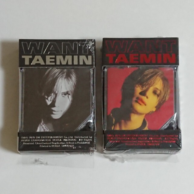 SHINee テミン⭐︎キノ アルバム WANT 新品 未開封 SHINee テミン
