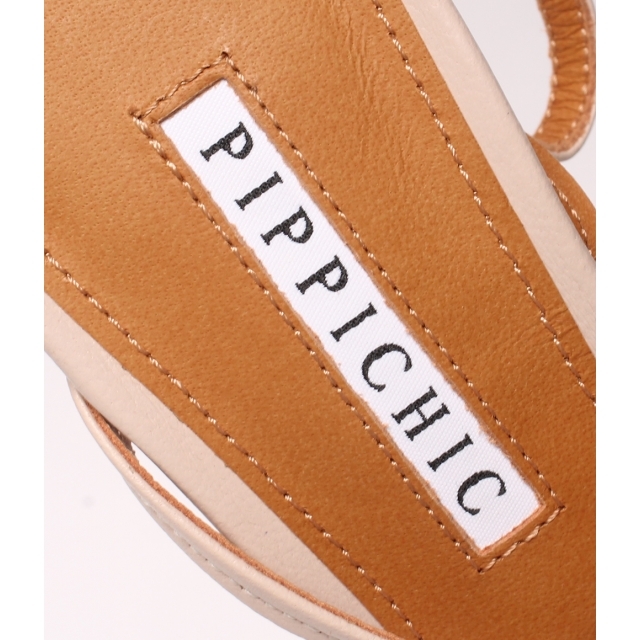 極美品PIPPICHIC 完売 スクエアトゥ サンダル PIPPICHIC(ピッピ 美品