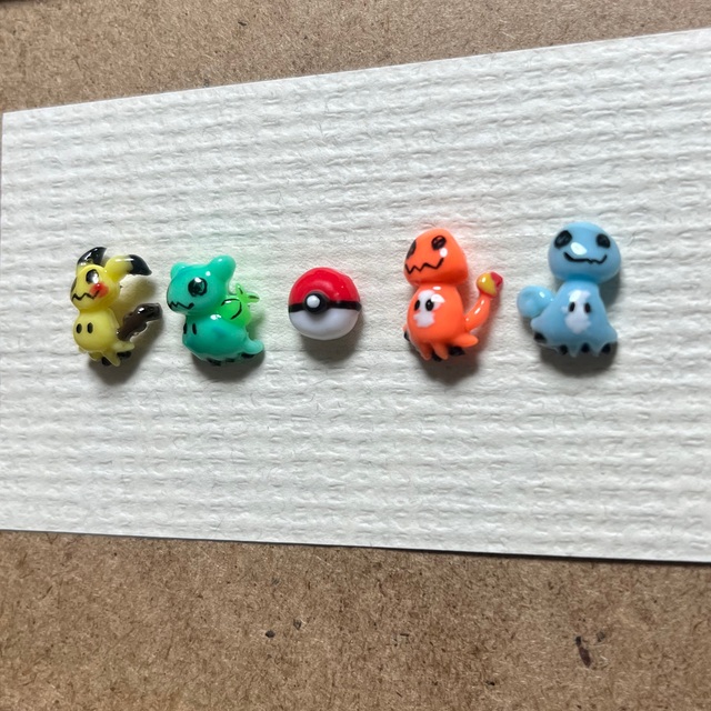ポケモン - 3dネイルパーツ【ミミッキュ いろいろ ネイルパーツ】の
