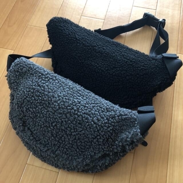 Lee - Lee ウエストバッグ ボアフリース ボディバッグ ショルダー