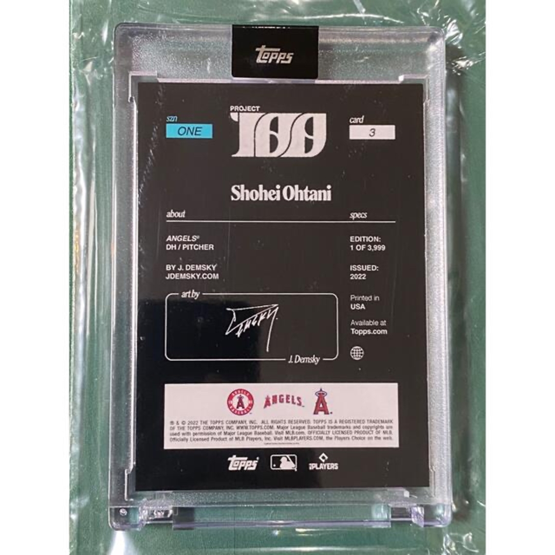大谷翔平 限定3999 ToppsProject100カード3-J.Demskyの通販 by たけ