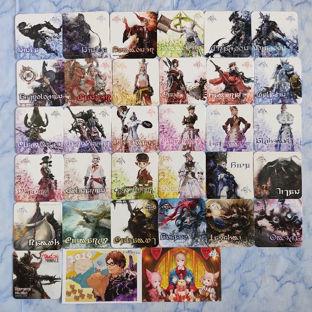 FF14】エオルゼアカフェ コースター 31種セット おまけ付きの通販 by