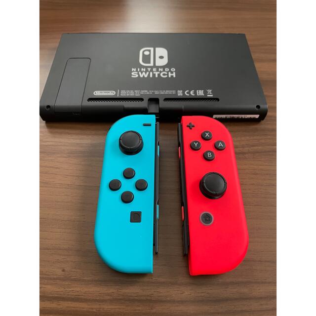 中古品】Nintendo Switch旧型 本体 収納ケース ソフト2本 美品の通販