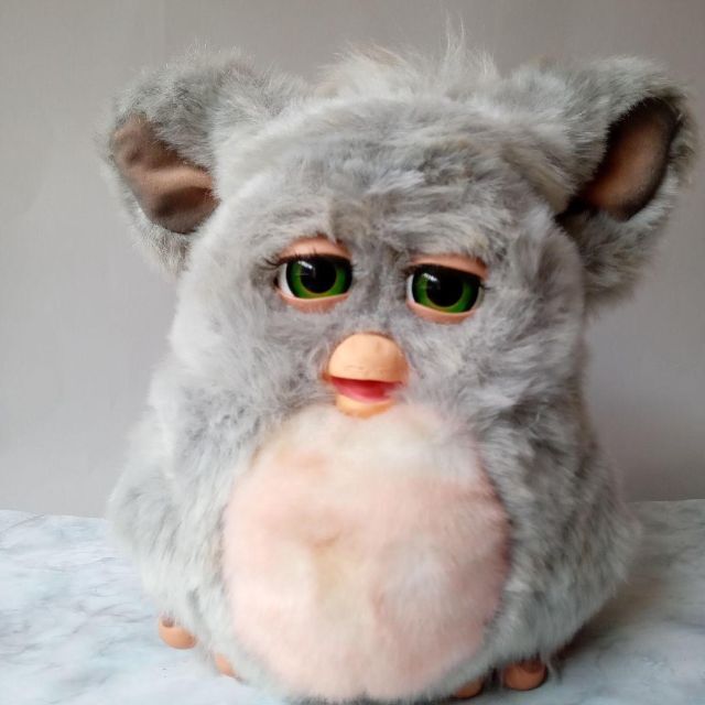 専用ページ】ファービー2 グレー ピンク 緑目 英語 動作確認済み 250の