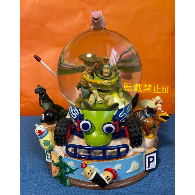 ディズニーストア トイストーリー3 オルゴール付きスノーグローブ トイ