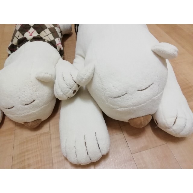ニトリ - ニトリ 白くま ぬいぐるみ 抱きまくら パパ＆次男 親子セット