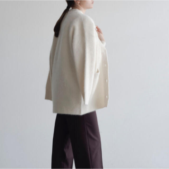 TOMORROWLAND - OHGAオーガ ラクーンカーディガン ホワイトの通販 by