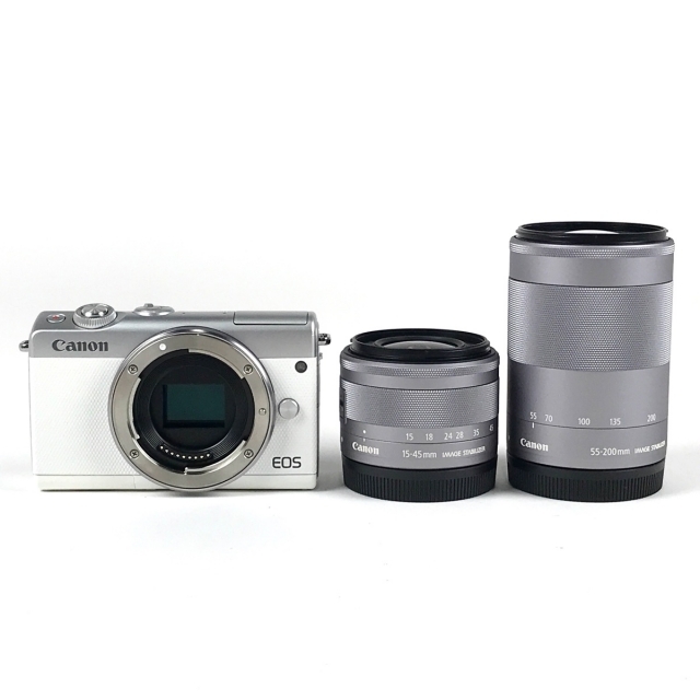 Canon EOS M100 シルバー ジャンク 充電器付属 Canon EOS M100