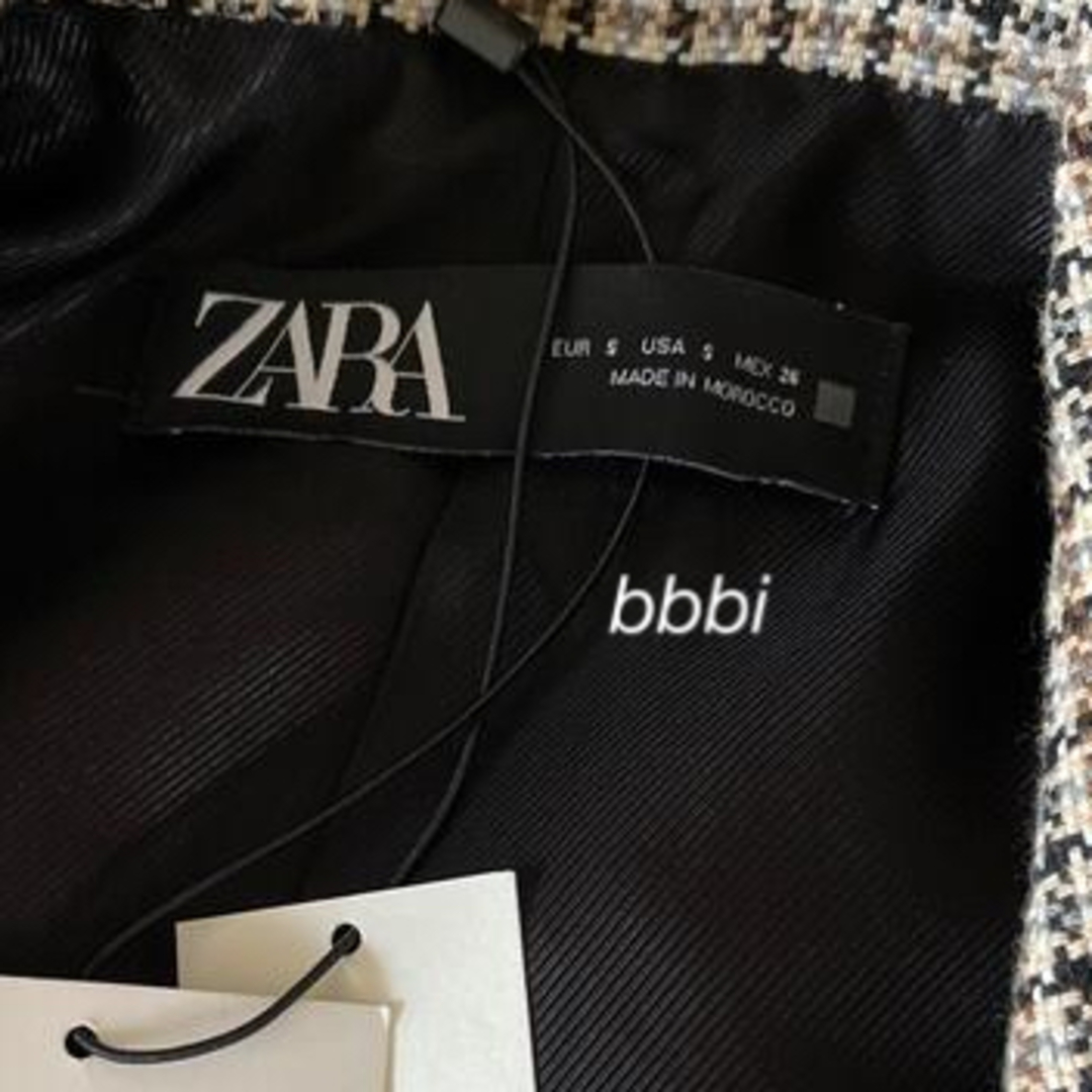 ZARA - 今期完売 ZARA チェック柄 コート S 新品タグ付き 入手困難の