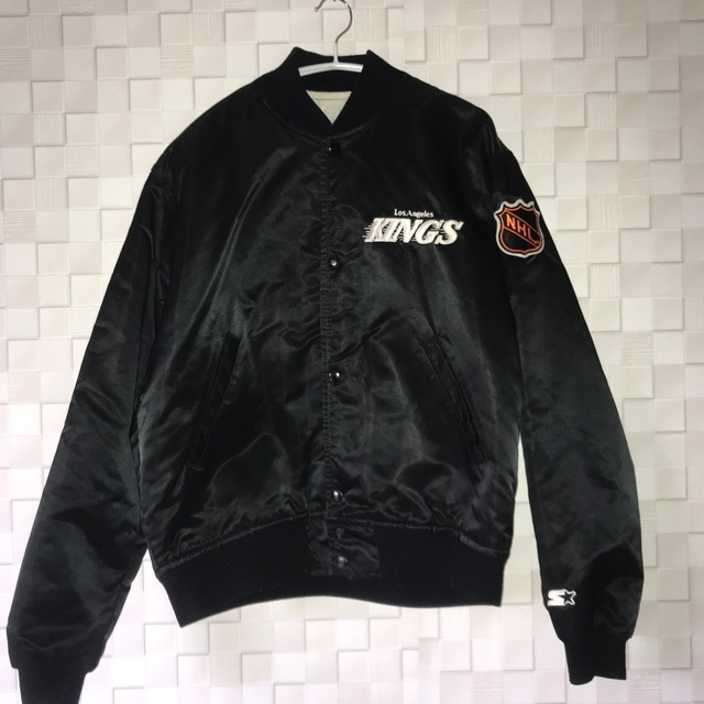 90's NHL キングス LA KINGS ナイロンスタジャン STARTERの通販 by