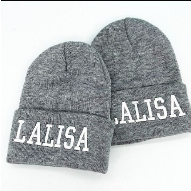 💗LALiSA ニット帽 💗BLACKPINK リサジス ビーニー キャップの通販 by