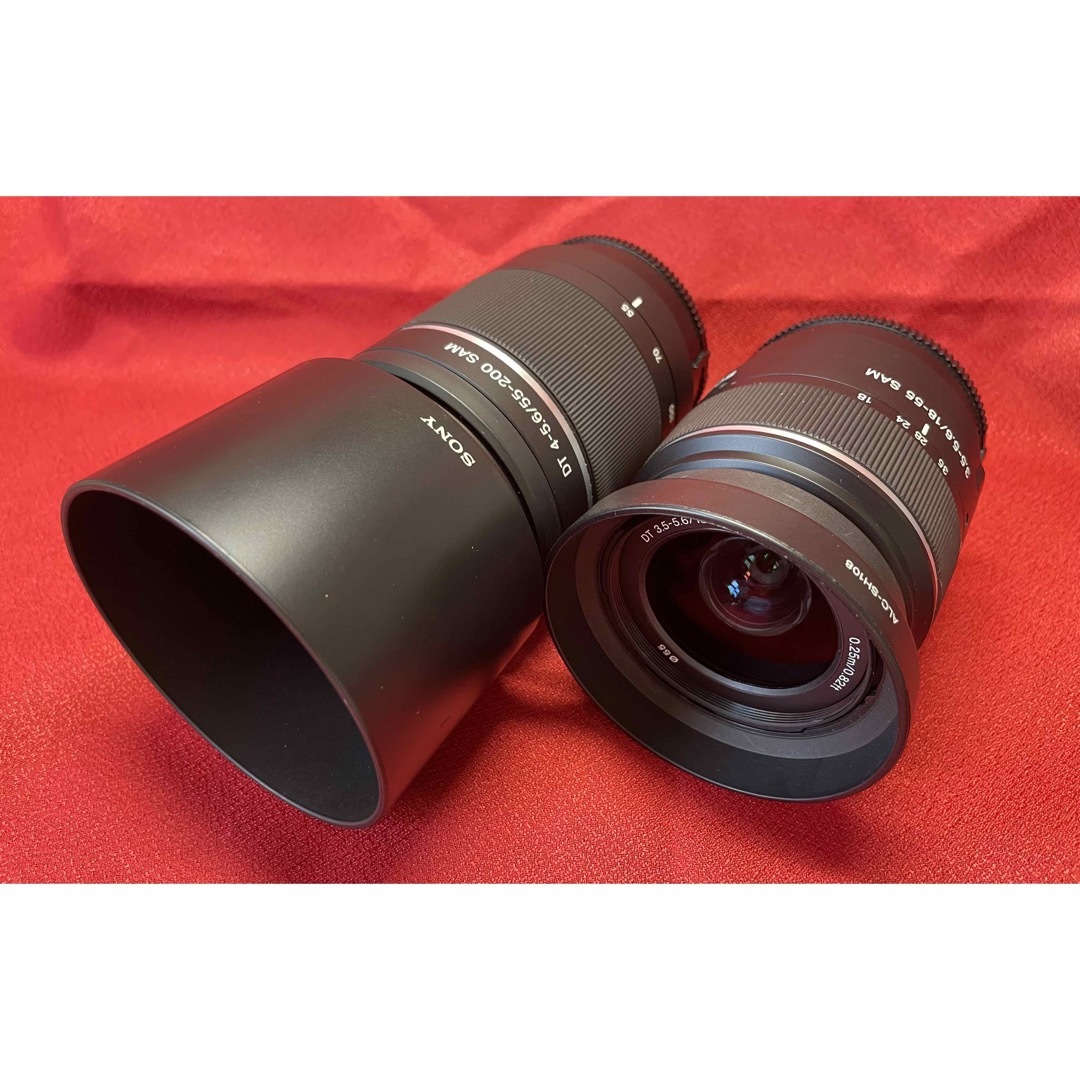 SONY - 付属品多数！SONY α200 ダブルレンズキット 一眼レフ カメラの