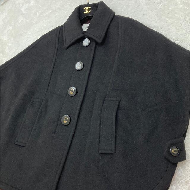 COACH - 希少♡美品 コーチ ポンチョ シグネチャー ロゴボタン ウール