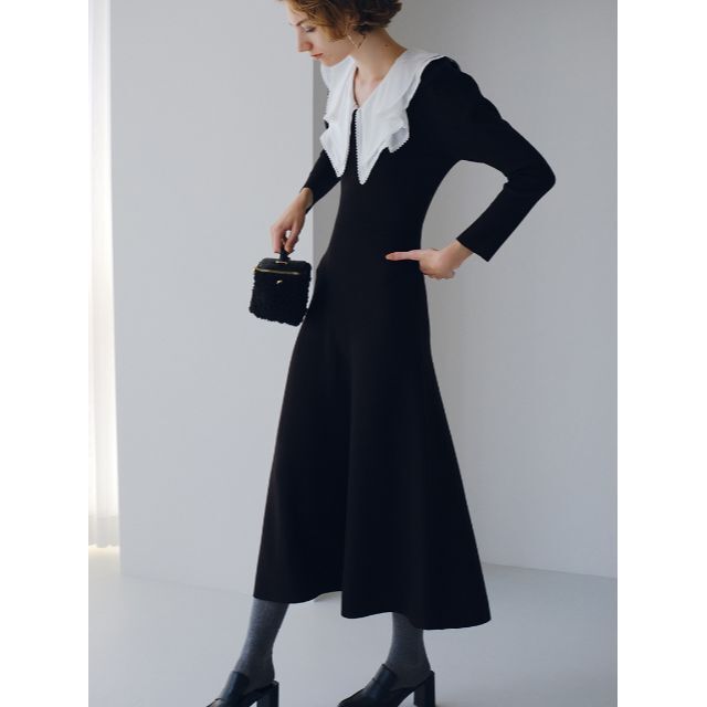 SNIDEL - ヒールローファーサボ ブラック Mの通販 by ちーさんショップ