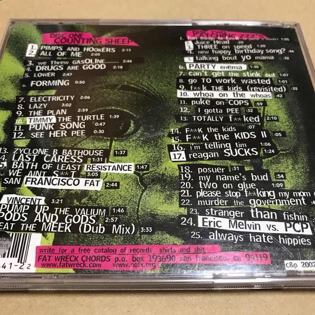 NOFX アルバム 2枚組の通販 by たろう's shop｜ラクマ