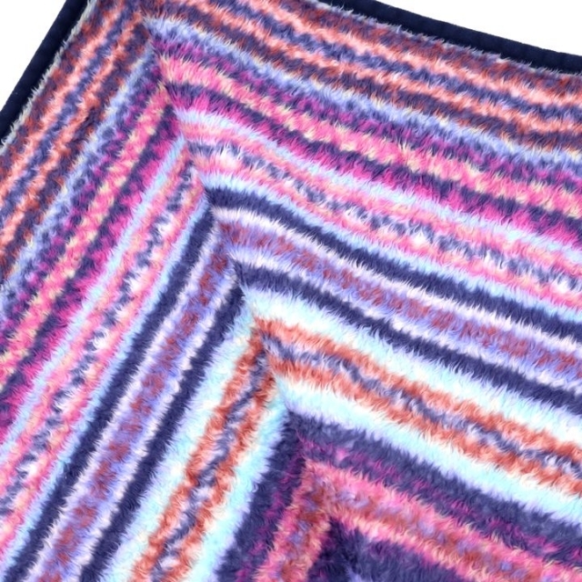 MISSONI - ミッソーニ HOME ハーフケット ひざ掛け 総柄 日本製 昭和