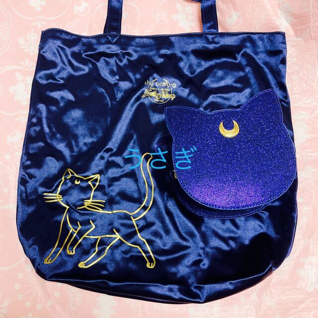 shu uemura - セーラームーン シュウ ウエムラ ポーチ 大 ルナ トート
