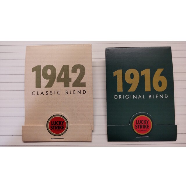 ラッキーストライク ピンズ 2種セット ノベルティ アンティークの通販