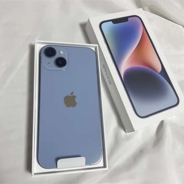 iPhone - iPhone14 128G ブルー未使用品の通販 by yoshi's shop｜アイ