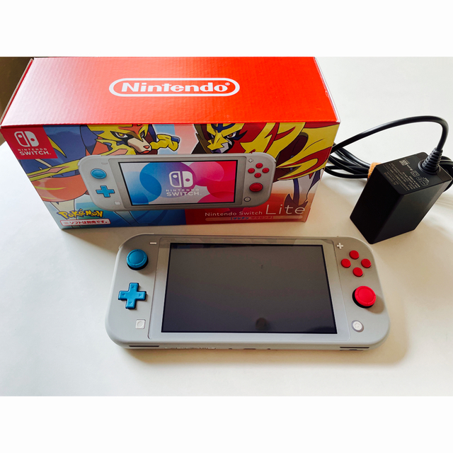 Switch Lite ザシアン・ザマゼンタ 充電器 箱あり