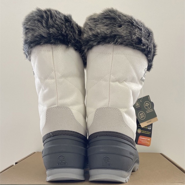 Kamik - カミック モーメンタム3 ホワイト女性25cm 新品 スノーブーツ