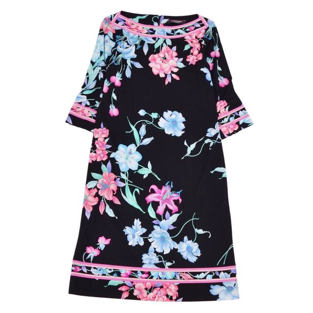 LEONARD - 極美品 レオナール LEONARD FASHION ワンピース ドレス 花柄